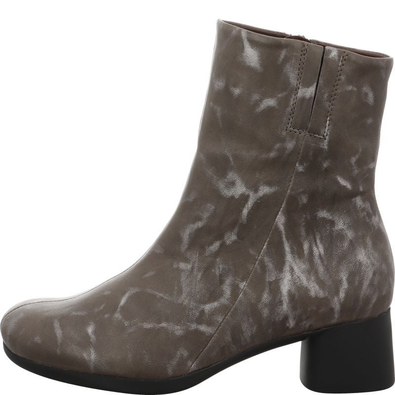 Think NANI Woman Ankle boot - Material: Leather in Grey