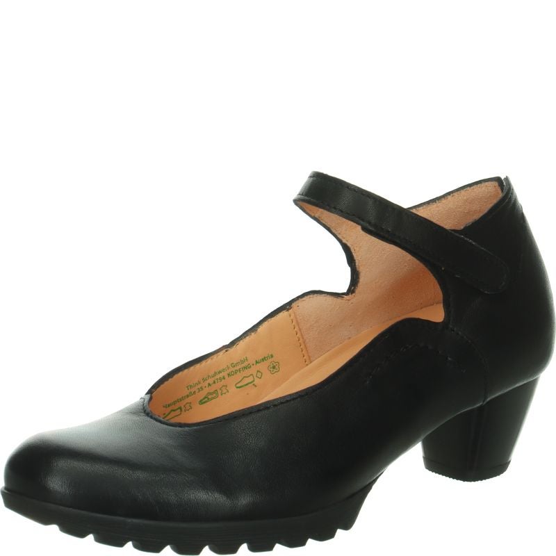 Think! NOLA Damen Pumps - Material: Leder in Schwarz