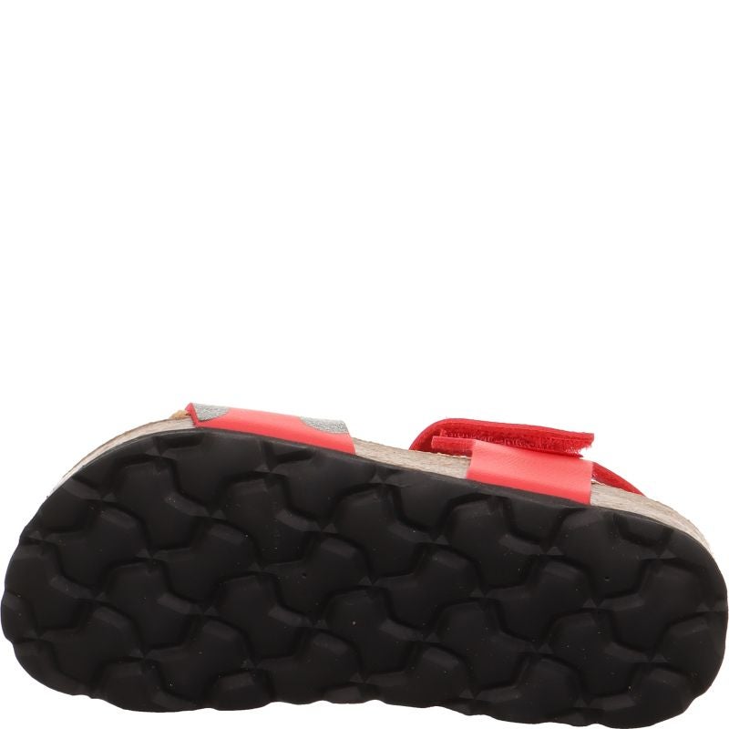 Superfit FUSSBETTPANTOFFEL Girls Sandal - Material: Sonstiges Material in Red