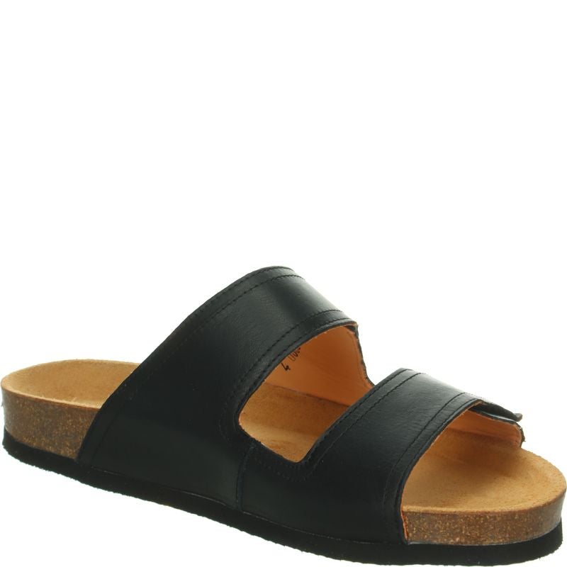 Think WOLFI Men Mules - Material: Leather in Black
