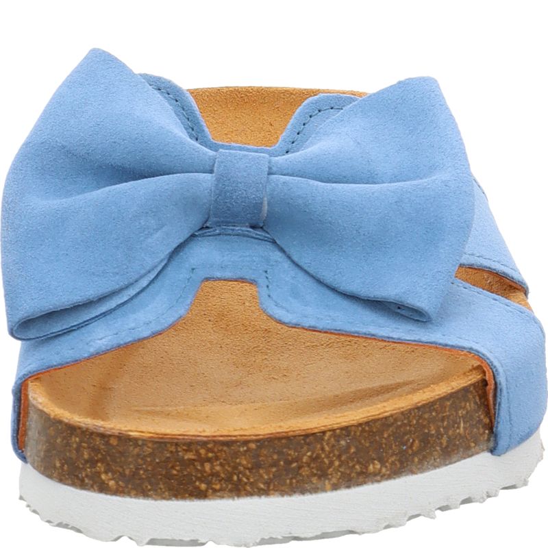 Think! CRISSI Damen Pantolette - Material: Leder in Blau