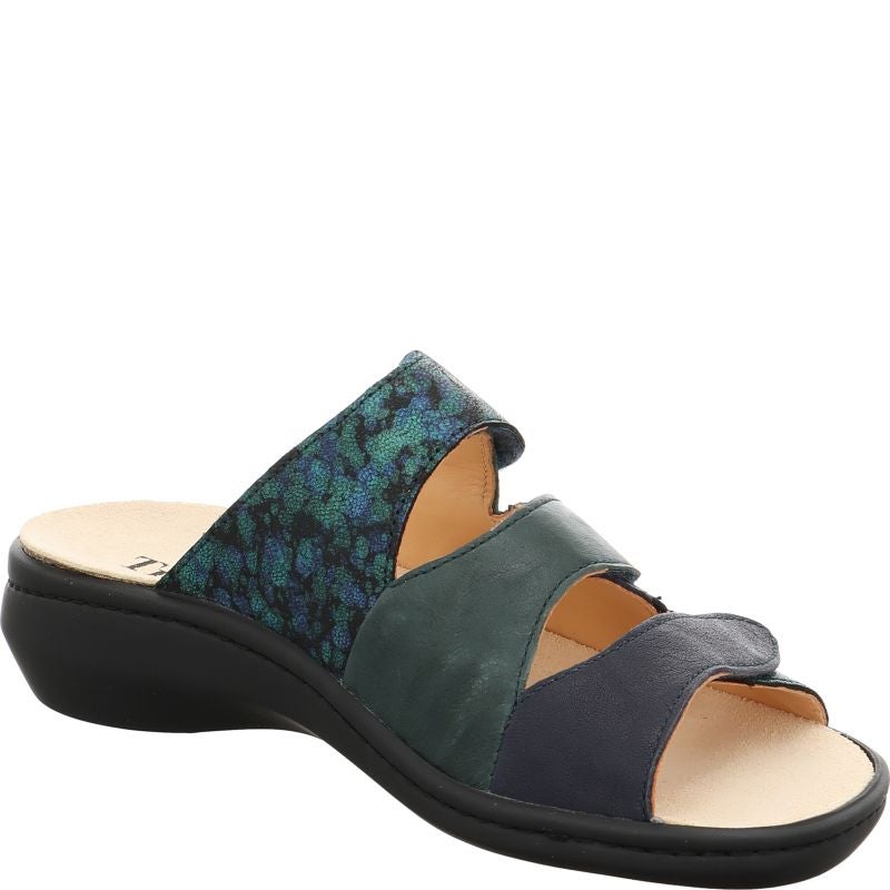 Think CAMILLA DAMEN Mules - Material: Leather in Blue