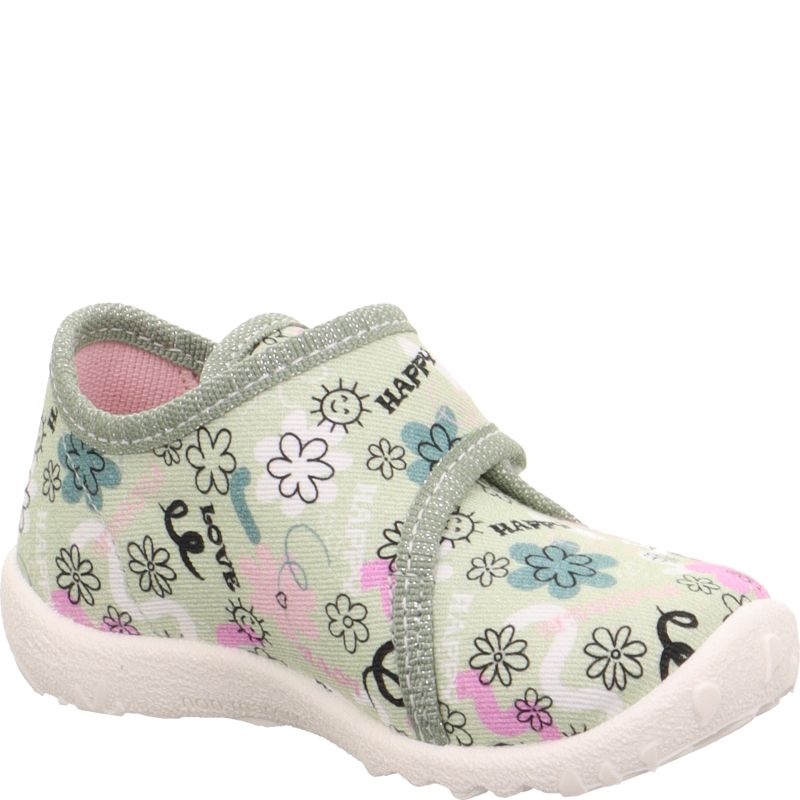 Superfit SPOTTY Girls Slipper - Material: Textile in Green