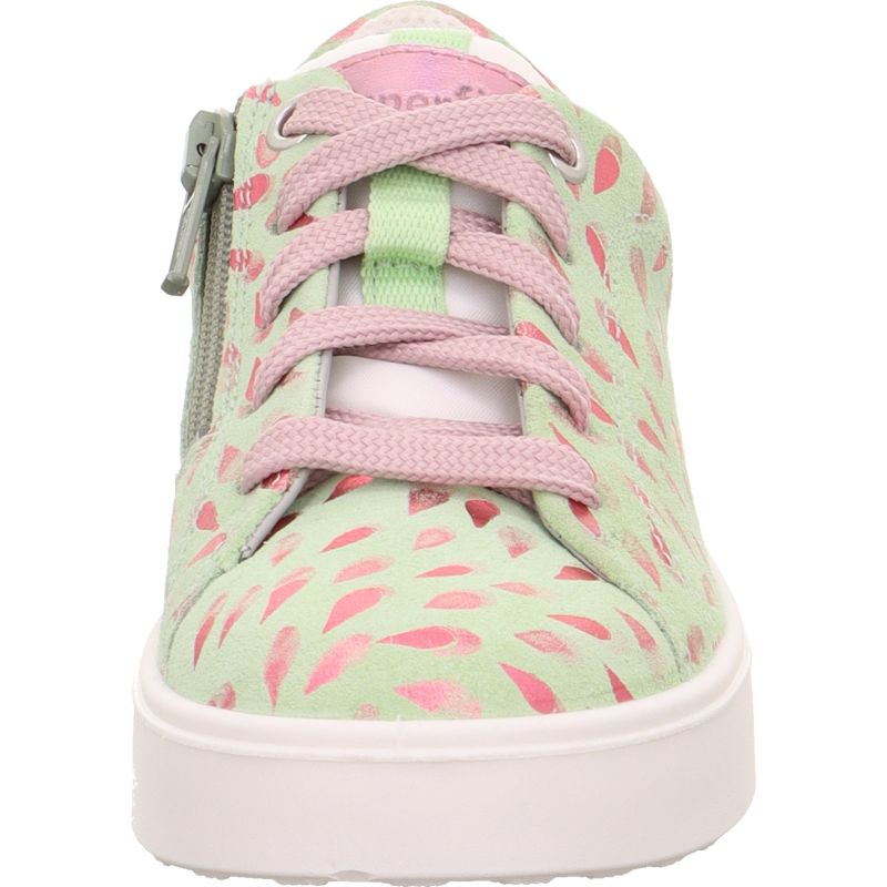 Superfit STELLA Sneaker low - Material: Leder/Textil in Grün
