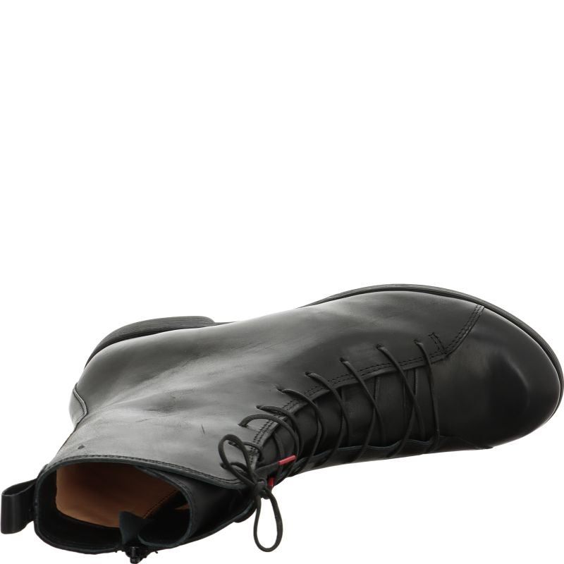Think AGRAT Woman Ankle boot - Material: Leather in Black