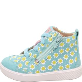 Superfit SUPIES Girls Sneakers high - Material: Leather/Textil in Green