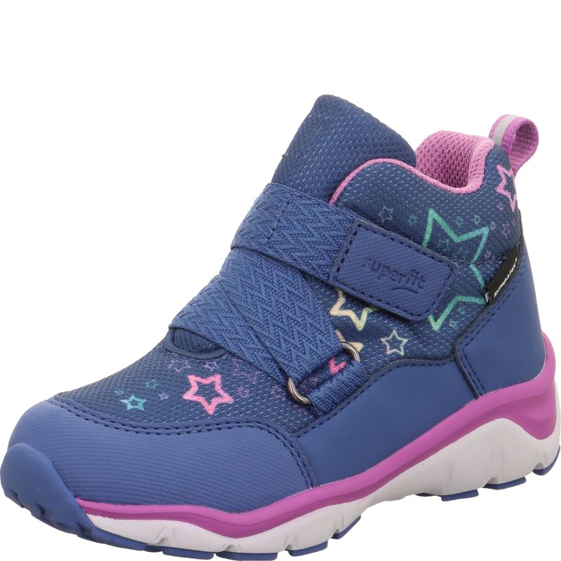 Superfit SPORT5 Girls Sneakers high - Material: Textil/Sonstiges Material in Blue