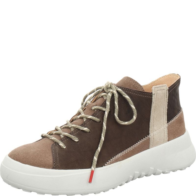 Think KUSABI Woman Sneakers low - Material: Leather in Grey