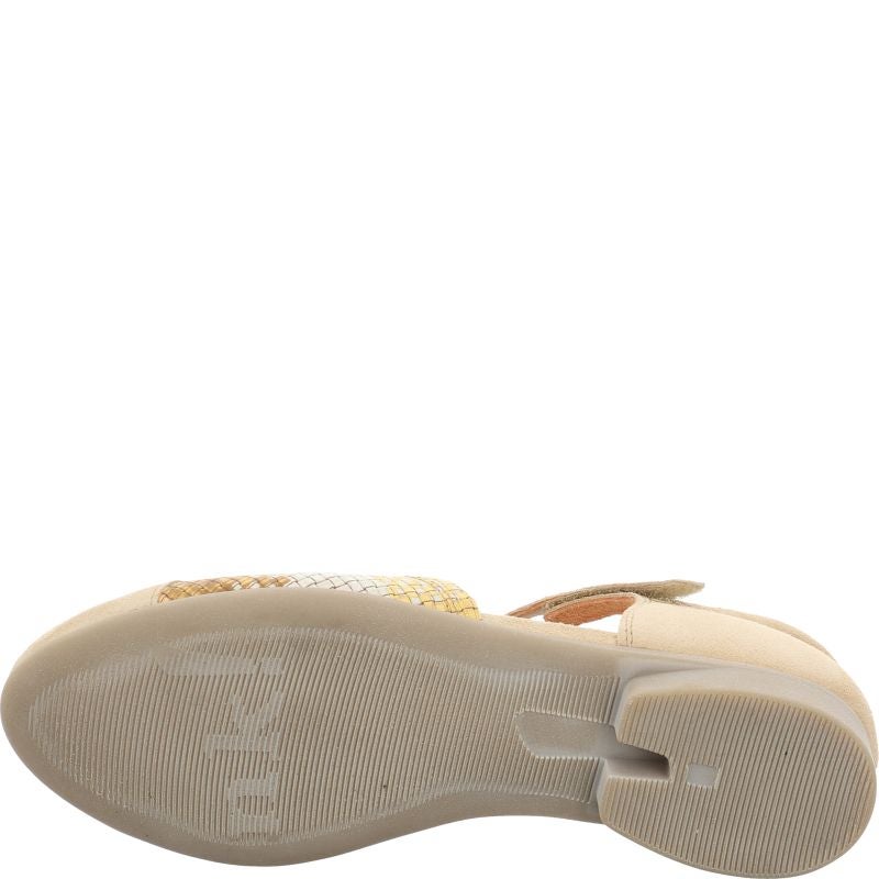 Think GUAD2 Woman  - Material: Leather in Beige