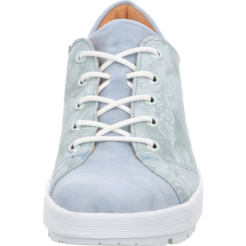 Think COMODA Lace up shoe - Material: Leather in Blue