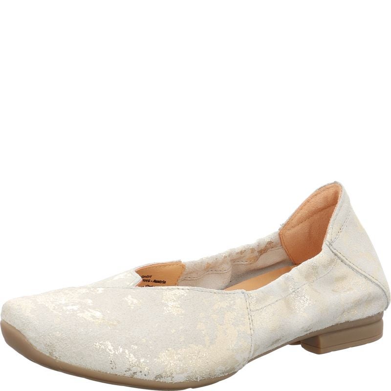 Think GAUDI Woman Ballerina - Material: Leather in Beige