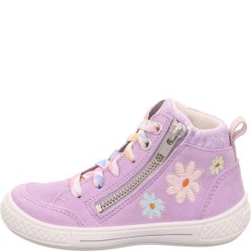 Superfit TENSY Sneaker high - Material: Leder/Textil in Lila