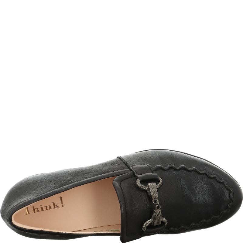 Think GUAD2 Woman Slipper - Material: Leather in Black