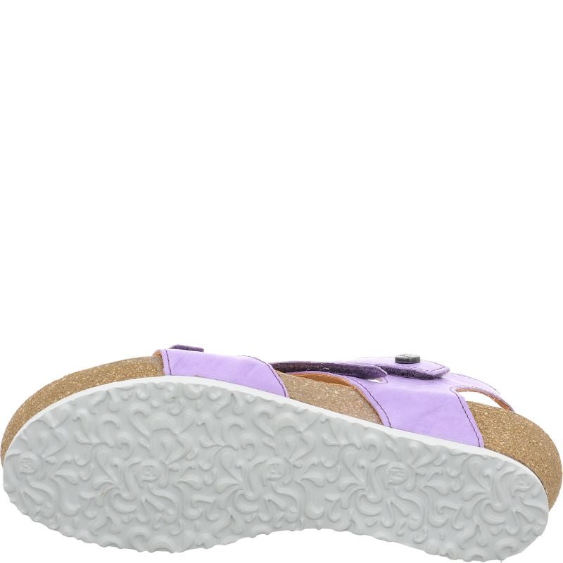 Think! DUMIA Damen Riemchensandale - Material: Leder in Lila
