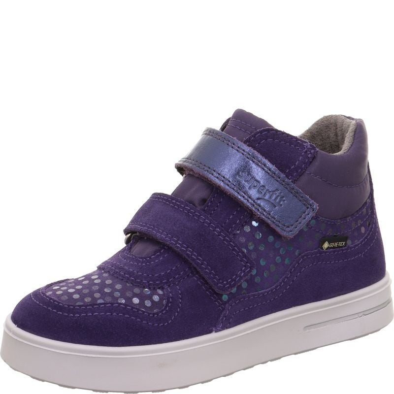 Superfit STELLA Sneakers high - Material: Leather/Textil in Purple