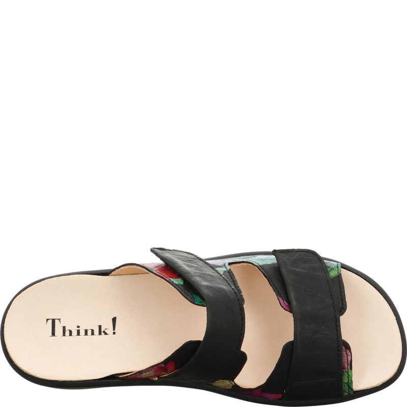 Think KATE Woman Mules - Material: Leather in Multi Colour