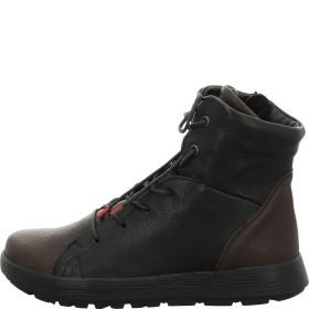 Think COMODA Woman Lace-up boot - Material: Leather in Grey