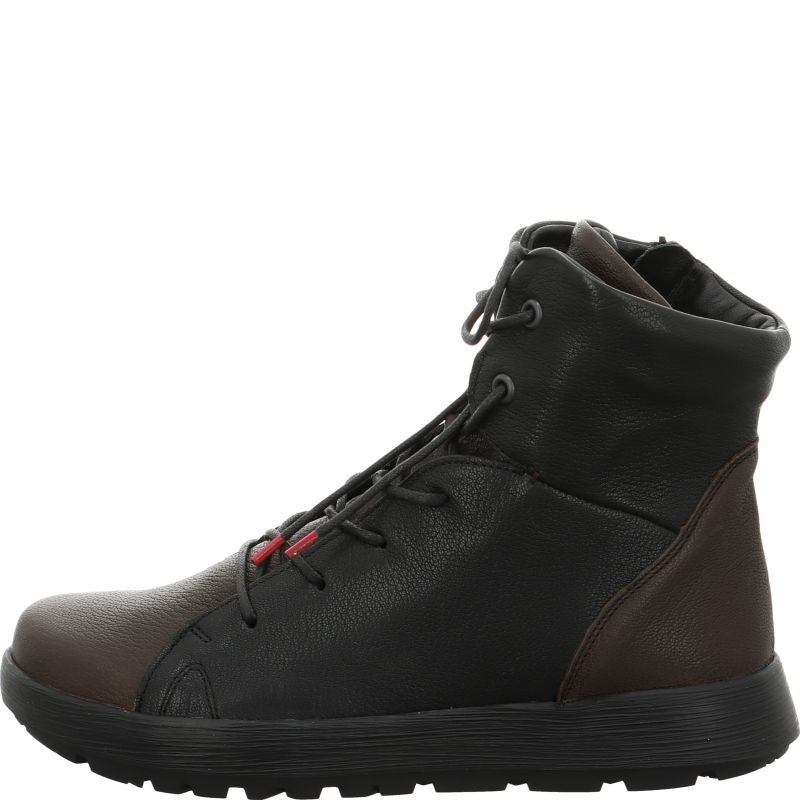 Think! COMODA Damen Stiefelette - Material: Leder in Grau