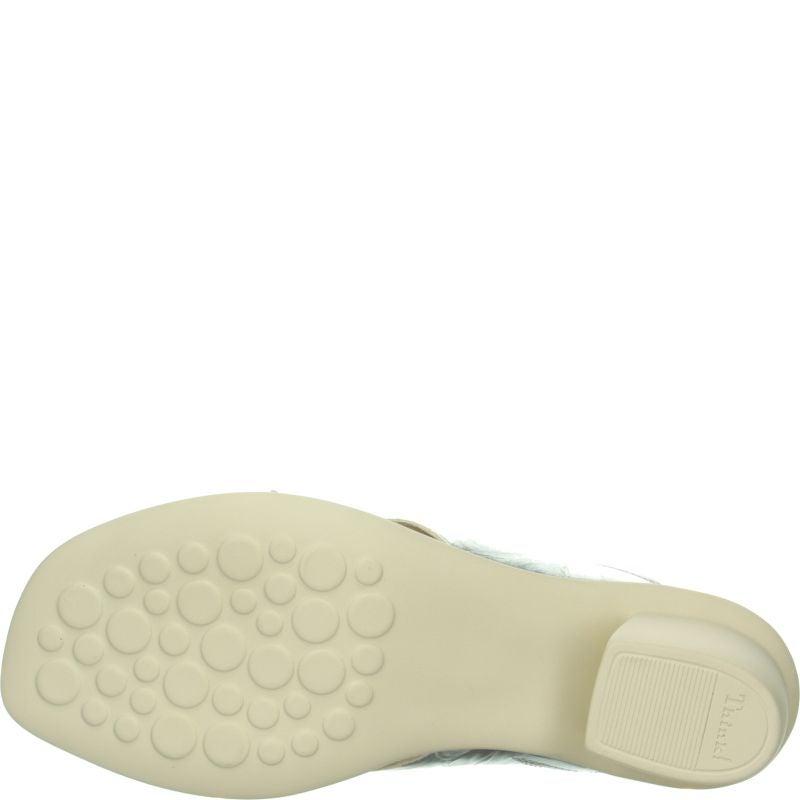 Think VIVI Mules - Material: Leather in Metallic