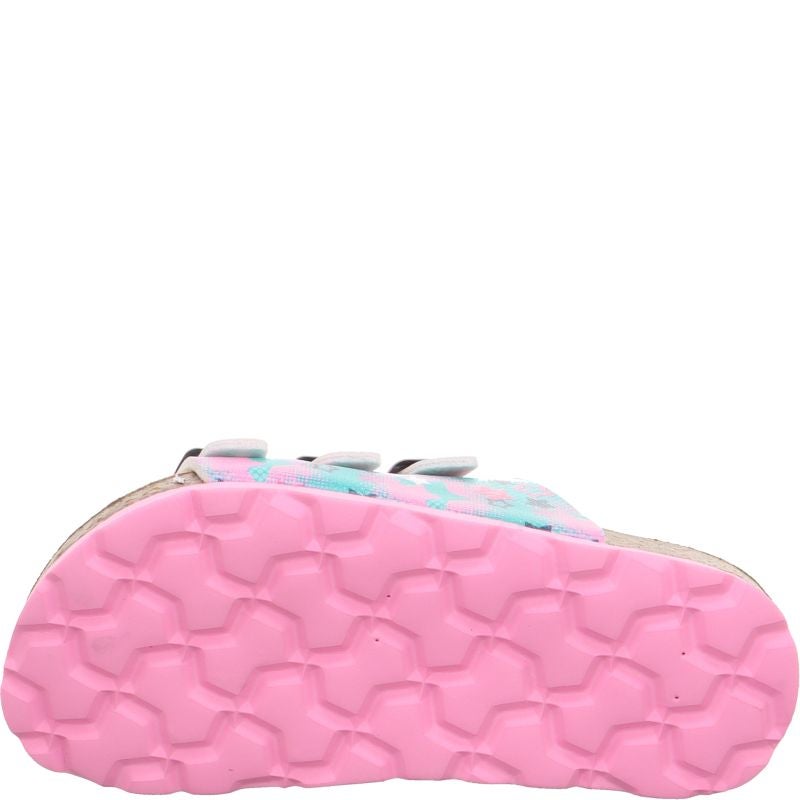 Superfit FUSSBETTPANTOFFEL Girls Slipper - Material: Sonstiges Material in Green