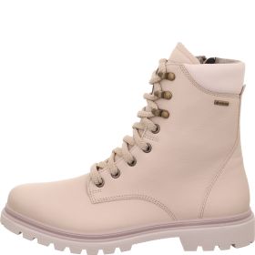 legero MONTA Damen Schnürboots - Material: Leder in Beige