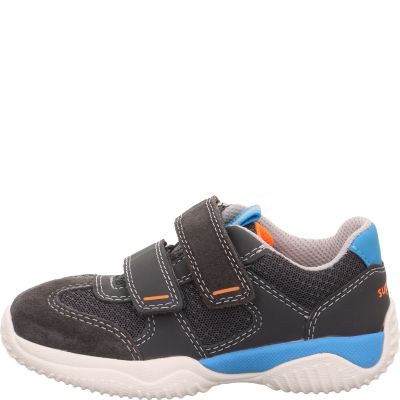 Superfit STORM Boys Sneakers low - Material: Leder/Sonstiges Material/Texti in Grey