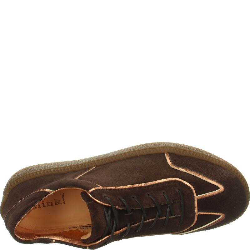 Think TURNA WOMEN Sneakers low - Material: Leather in Brown