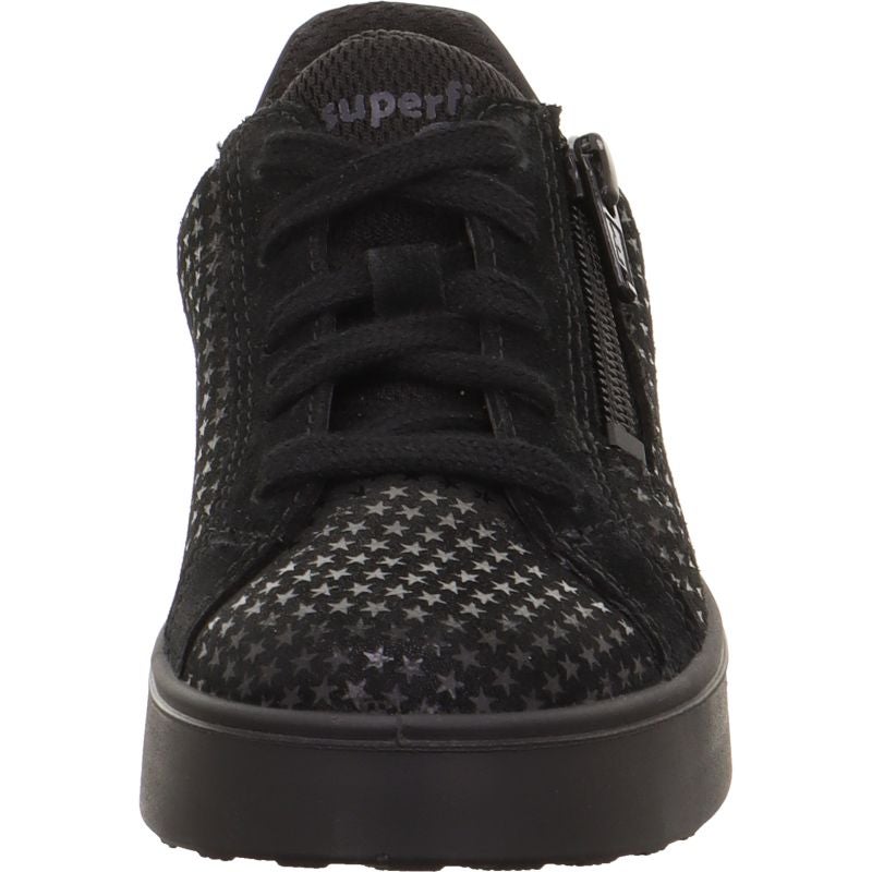 Superfit STELLA Mädchen Sneaker low - Material: Leder/Textil in Schwarz