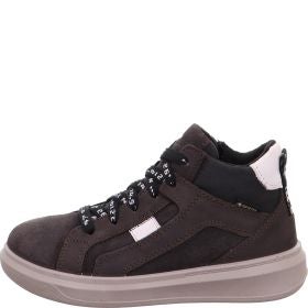 Superfit COSMO Unisex, Boys Sneakers high - Material: Leather/Textil in Brown
