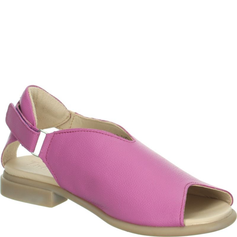 Think KAMAA Woman Strap sandal - Material: Leather in Rose