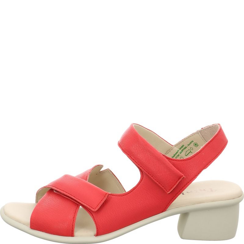 Think! VIVI Damen Sandalette - Material: Leder in Rot