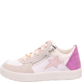 Superfit STELLA Mädchen Sneaker low - Material: Leder/Sonstiges Material/Textil in Mehrfarbig