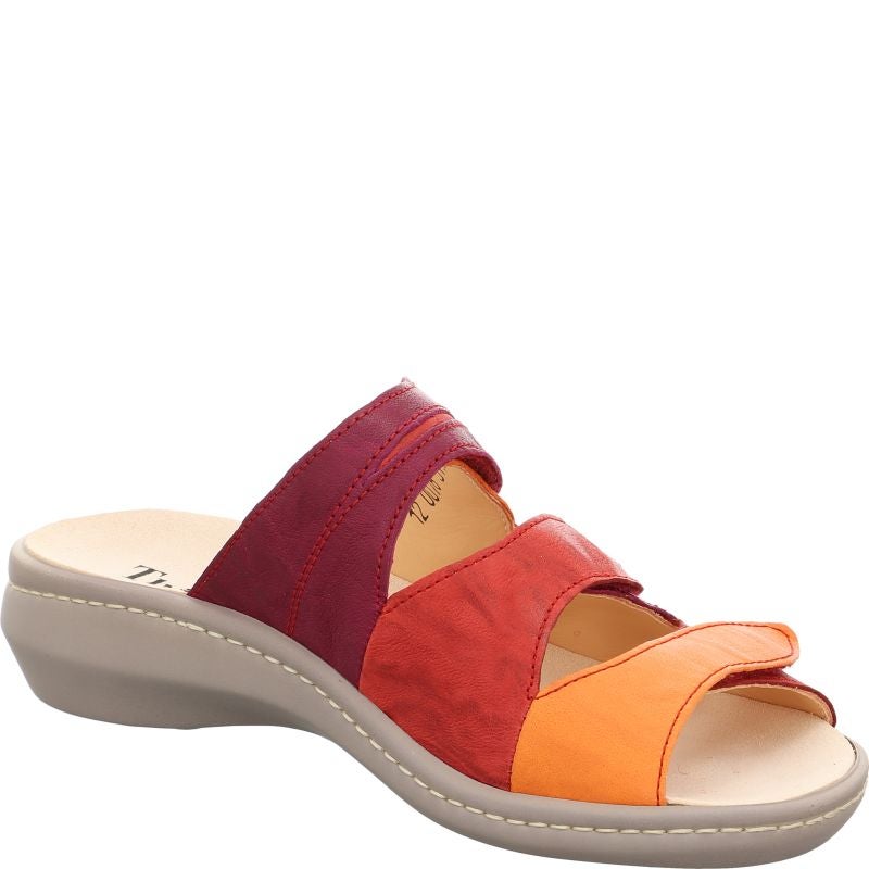 Think CAMILLA DAMEN Woman Mules - Material: Leather in Red