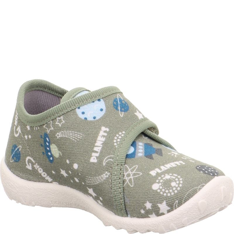 Superfit SPOTTY Boys Slipper - Material: Textile in Green