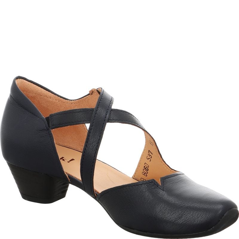 Think AIDA DAMEN Woman Pumps - Material: Leather in Blue