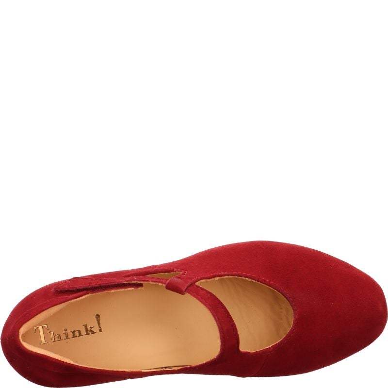 Think! AIDA Damen Pumps - Material: Leder in Rot