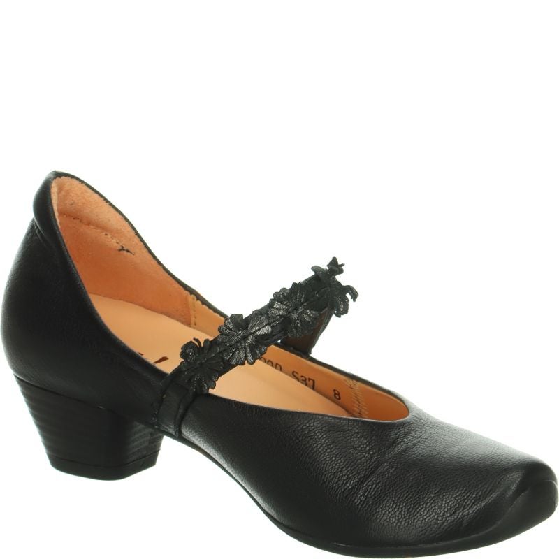 Think AIDA DAMEN Woman  - Material: Leather in Black