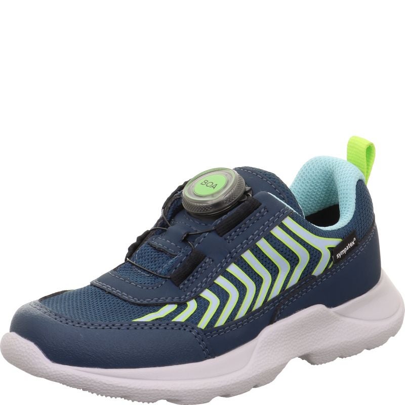 Superfit RUSH Jungen Sneaker low - Material: Textil/Sonstiges Material in Blau