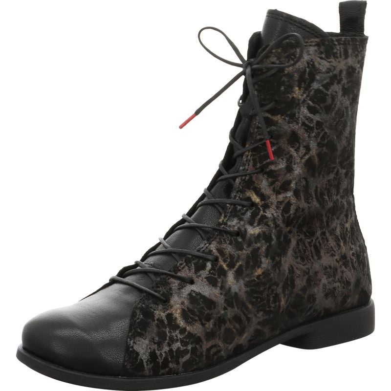 Think AGRAT Woman Ankle boot - Material: Leather in Black