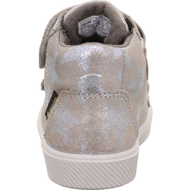 Superfit SUPIES Girls Sneakers high - Material: Leather/Textil in Grey