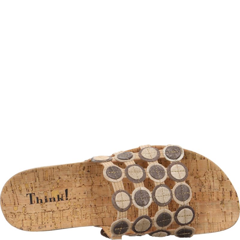 Think JULIA DAMEN Woman Mules - Material: Leather in Beige