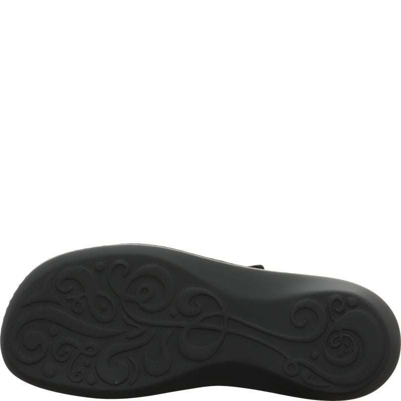 Think! CAMILLA Damen Pantolette - Material: Leder in Schwarz