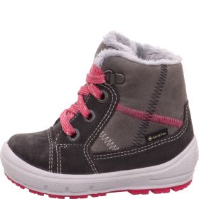 Superfit GROOVY Girls Boot - Material: Leather/Textil in Grey