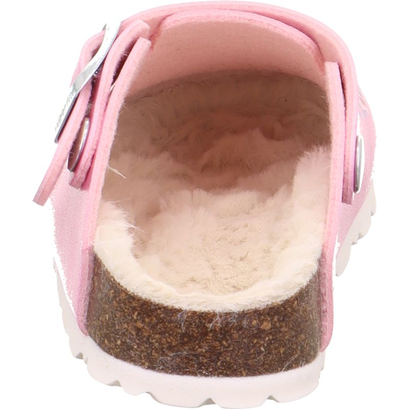 Superfit FUSSBETTPANTOFFEL Girls Clog - Material: Sonstiges Material in Pink