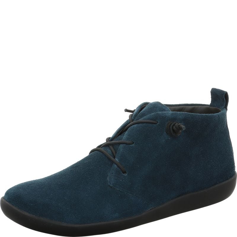 Think NATURE Woman Sneakers high - Material: Leather in Blue