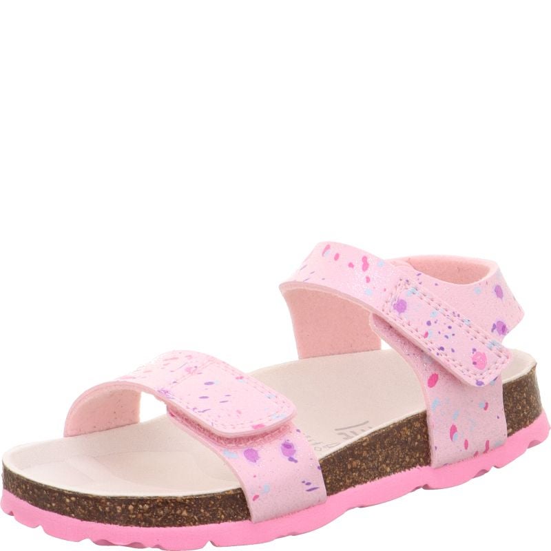 Superfit FUSSBETTPANTOFFEL Girls Sandal - Material: Sonstiges Material in Pink