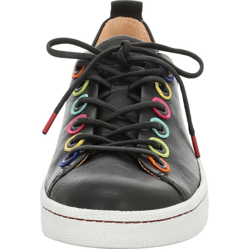 Think KUMI Woman Sneakers low - Material: Leather in Black