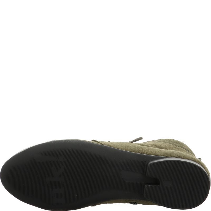 Think! GUAD2 Damen Stiefelette - Material: Leder in Oliv
