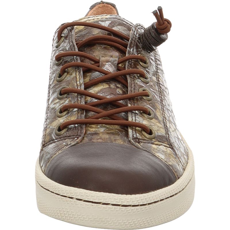Think KUMI Woman Sneakers low - Material: Leather in Brown