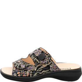 Think! CAMILLA Damen Pantolette - Material: Leder in Mehrfarbig